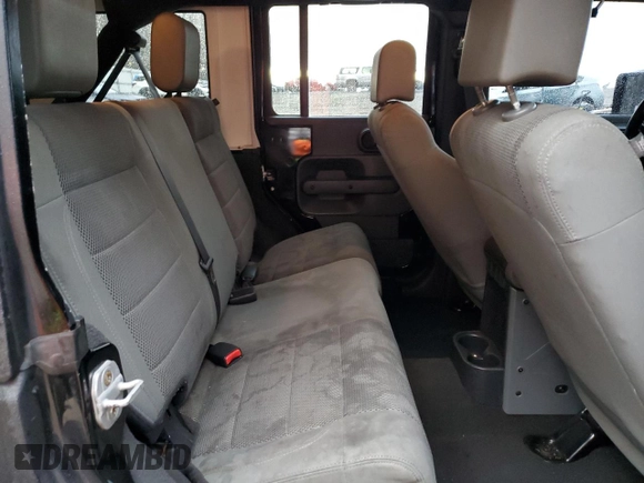 2007 Jeep Wrangler Unlimited Sahara with VIN 1J4GB59157L205933, listed as a Copart auction lot 49092795 with 364,193 mi miles and Salvage title. Bid and sale history available at DreamBid. Image 10.