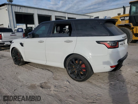 2022 Land Rover Range Rover Sport HST with VIN SALWS2RUXNA234887, listed as a Copart auction lot 76904394 with 0 mi miles and Non Repairable. Bid and sale history available at carsss.com. Image 2.