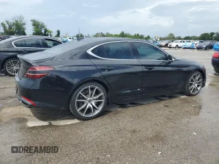 2023 Genesis G70 3.3T with VIN KMTG54TE8PU118039, listed as a Copart auction lot 67553654 with 7,515 mi miles and Salvage Title. Bid and sale history available at carsss.com. Image 3.