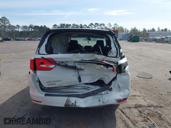 2022 Honda Odyssey EX-L with VIN 5FNRL6H7XNB027850, listed as a IAAI auction lot 41723046 with 84,299 mi miles and . Bid and sale history available at DreamBid. Image 16.