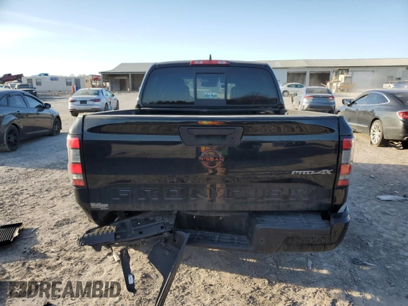 2022 Nissan Frontier Pro-4X with VIN 1N6ED1EK7NN605778, listed as a Copart auction lot 43533205 with 49,132 mi miles and Salvage title. Bid and sale history available at DreamBid. Image 6.