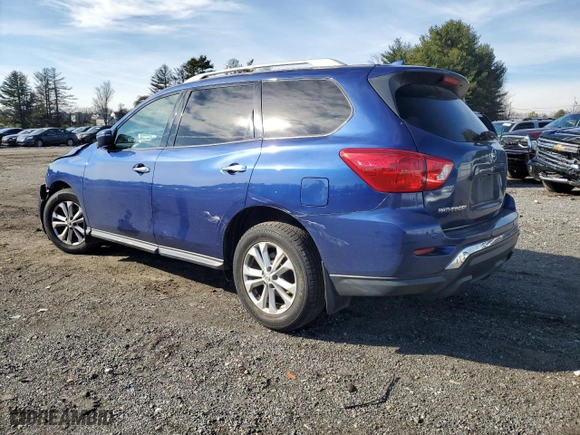 2019 Nissan Pathfinder S with VIN 5N1DR2MN5KC582750, listed as a Copart auction lot 82484944 with 114224 miles and Salvage Title. Bid and sale history available at carsss.com. Image 2.