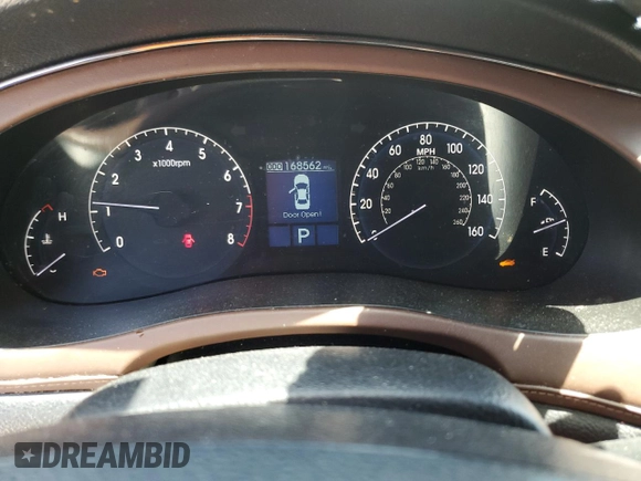 2009 Hyundai Genesis with VIN KMHGC46EX9U023528, listed as a Copart auction lot 67664594 with 168,562 mi miles and Salvage Title. Bid and sale history available at carsss.com. Image 9.