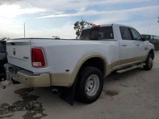 2015 Ram 3500 Longhorn with VIN 3C63RRKL7FG595603, listed as a Copart auction lot 76554154 with 118,271 mi miles and Non Repairable. Bid and sale history available at carsss.com. Image 3.