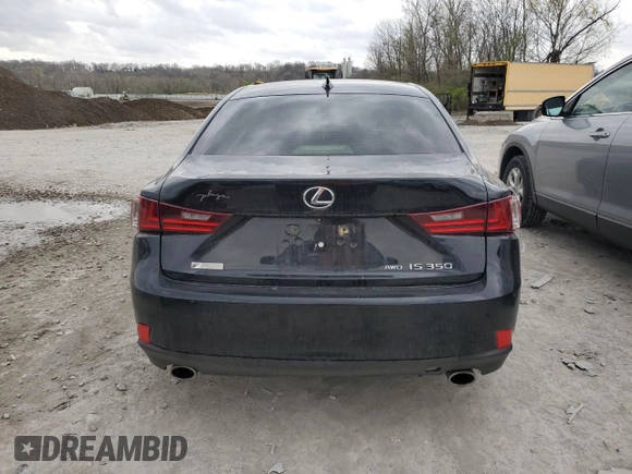 2015 Lexus IS 350 with VIN JTHCE1D29F5006860, listed as a Copart auction lot 51336145 with 108,537 mi miles and Salvage Title. Bid and sale history available at DreamBid. Image 6.