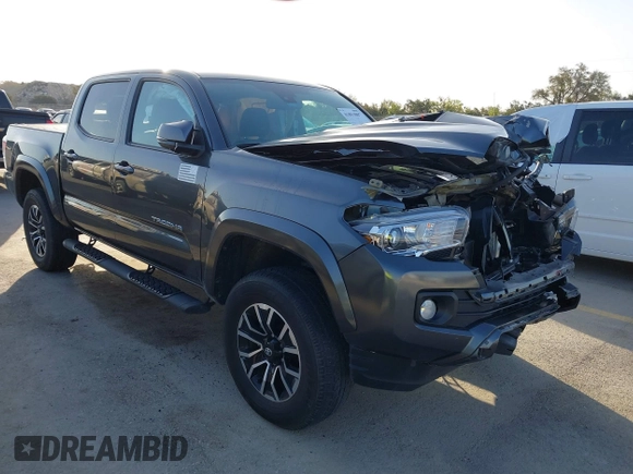 2023 Toyota Tacoma 4WD SR with VIN 3TMCZ5AN7PM587833, listed as a IAAI auction lot 41853887 with 16,532 mi miles. Bid and sale history available at carsss.com. Image 1.