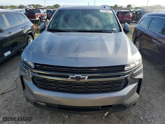 2021 Chevrolet Tahoe RST with VIN 1GNSKRKT0MR320880, listed as a Copart auction lot 74449694 with 21,103 mi miles and Non Repairable. Bid and sale history available at carsss.com. Image 5.