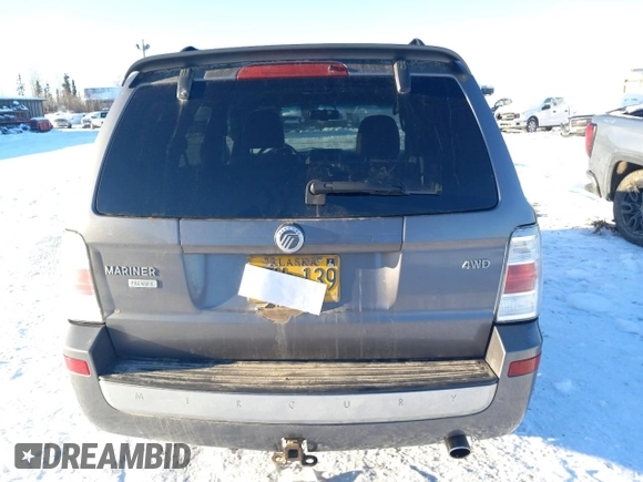2009 Mercury Mariner Premier with VIN 4M2CU97G49KJ00526, listed as a Copart auction lot 78539534 with 108,135 mi miles and Salvage Title. Bid and sale history available at carsss.com. Image 6.