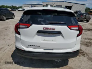 2023 GMC Terrain SLE with VIN 3GKALMEG7PL247543, listed as a Copart auction lot 55238535 with Not provided miles and Salvage title. Bid and sale history available at DreamBid. Image 6.