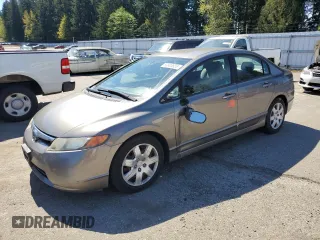 2007 Honda Civic Sdn LX with VIN 1HGFA16577L011457, listed as a Copart auction lot 53303625 with 103,272 mi miles and Salvage Title. Bid and sale history available at carsss.com. Image 1.