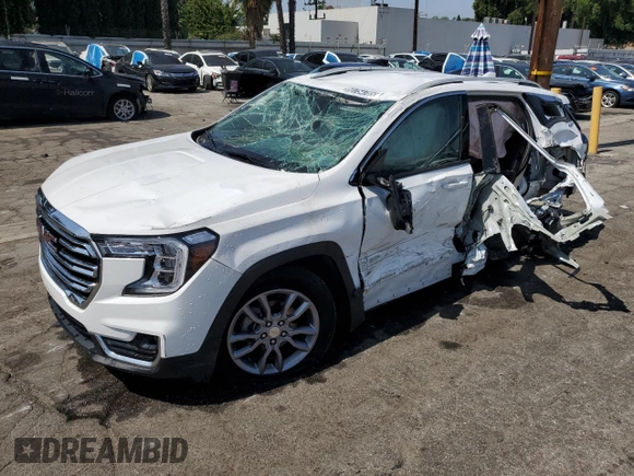 2024 GMC Terrain SLT with VIN 3GKALPEG3RL195168, listed as a Copart auction lot 60754785 with 41,177 mi miles and Salvage title. Bid and sale history available at DreamBid. Image 1.