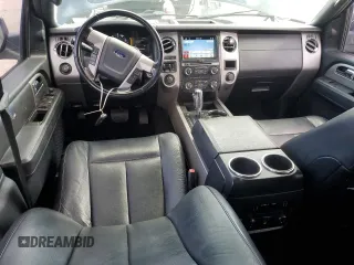 2017 Ford Expedition Max Limited with VIN 1FMJK2AT4HEA55161, listed as a Copart auction lot 62982615 with 153,249 mi miles and Salvage title. Bid and sale history available at DreamBid. Image 8.