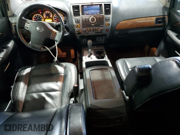 2011 Nissan Armada Platinum z VIN 5N1AA0NC8BN618558, wystawiony jako Copart lot #46445345 z przebiegiem 109 365 mil mil oraz Szkoda całkowita • Salvage title. Historia ofert i sprzedaży dostępna na DreamBid. Obrazek 8.