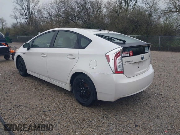 2012 Toyota Prius One with VIN JTDKN3DUXC5460945, listed as a IAAI auction lot 41917644 with 190,113 mi miles. Bid and sale history available at carsss.com. Image 3.