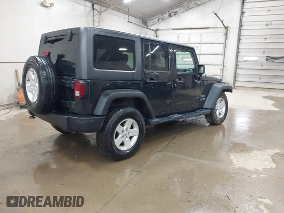 2017 Jeep Wrangler Unlimited Sport with VIN 1C4BJWDG6HL701149, listed as a IAAI auction lot 42678079 with 101,073 mi miles and . Bid and sale history available at DreamBid. Image 4.