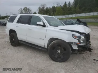 2018 Chevrolet Tahoe LS with VIN 1GNSKAKC8JR202346, listed as a Copart auction lot 72432634 with 0 mi miles and Non Repairable. Bid and sale history available at carsss.com. Image 4.