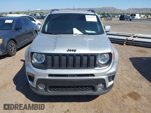 2020 Jeep Renegade Latitude with VIN ZACNJABB8LPL48552, listed as a IAAI auction lot 42470779 with 54,347 mi miles and . Bid and sale history available at DreamBid. Image 12.