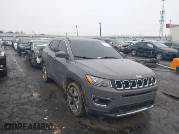 2019 Jeep Compass Limited with VIN 3C4NJCCB8KT793507, listed as a IAAI auction lot 41610732 with 114,794 mi miles. Bid and sale history available at carsss.com. Image 1.