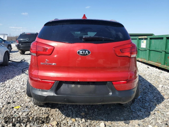 2014 Kia Sportage LX with VIN KNDPB3AC2E7548776, listed as a Copart auction lot 51706205 with 108,540 mi miles and Clean Title. Bid and sale history available at carsss.com. Image 6.