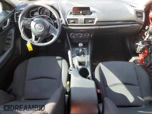 2014 Mazda 3 i Sport with VIN 3MZBM1K71EM113048, listed as a Copart auction lot 56473445 with 77,258 mi miles and Salvage title. Bid and sale history available at DreamBid. Image 8.