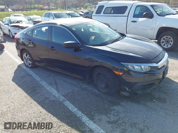 2016 Honda Civic Sedan LX with VIN 19XFC2F52GE055275, listed as a IAAI auction lot 41913726 with 1 mi miles. Bid and sale history available at carsss.com. Image 1.