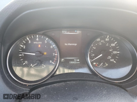 2017 Nissan Rogue SV with VIN KNMAT2MT8HP540548, listed as a Copart auction lot 43464385 with 130,655 mi miles and Salvage title. Bid and sale history available at DreamBid. Image 9.