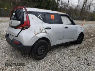 2020 Kia Soul LX with VIN KNDJ23AU0L7097259, listed as a Copart auction lot 53649355 with 96,485 mi miles and Salvage Title. Bid and sale history available at carsss.com. Image 3.