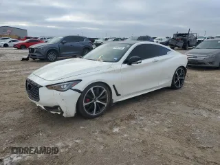2021 Infiniti Q60 Red Sport 400 с VIN JN1FV7LK1MM530058, выставлен на аукционе Copart как лот 44863105 с пробегом 72 419 миль миль и Списание • Salvage title. История ставок и продаж доступна на DreamBid. Изображение 1.