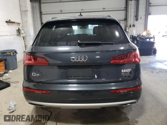 2018 Audi Q5 Premium Plus with VIN WA1BNAFY0J2234930, listed as a Copart auction lot 50654095 with 65,442 mi miles and Salvage Title. Bid and sale history available at carsss.com. Image 6.