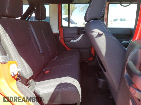 2018 Jeep Wrangler Unlimited Sahara with VIN 1C4HJWEG0JL923216, listed as a Copart auction lot 53347605 with 129,843 mi miles and Salvage title. Bid and sale history available at DreamBid. Image 11.