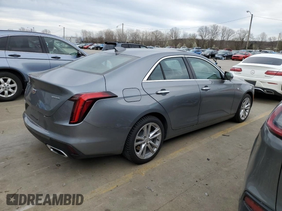 2021 Cadillac CT4 Luxury z VIN 1G6DA5RK1M0144276, wystawiony jako Copart lot #49243745 z przebiegiem 32 398 mil mil oraz Szkody całkowita. Historia ofert i sprzedaży dostępna na DreamBid. Obrazek 3.
