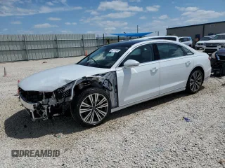 2023 Audi A8 with VIN WAULDAF84PN010660, listed as a Copart auction lot 48271394 with 3,003 mi miles. Bid and sale history available at carsss.com. Image 1.