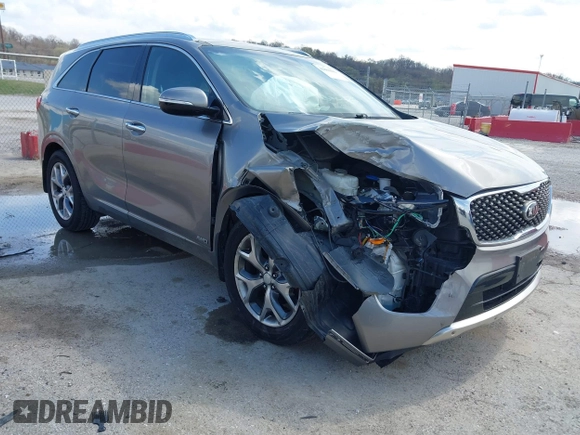 2017 Kia Sorento SX with VIN 5XYPKDA59HG255455, listed as a IAAI auction lot 41884480 with 111,407 mi miles and . Bid and sale history available at DreamBid. Image 1.