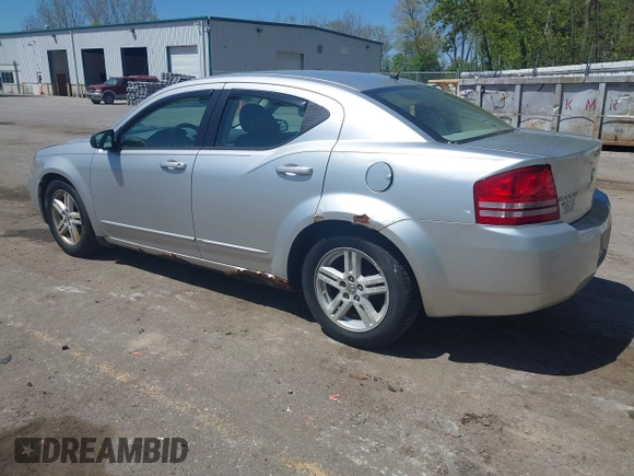2008 Dodge Avenger SXT with VIN 1B3LC56K08N660467, listed as a IAAI auction lot 42223218 with 125,281 mi miles and . Bid and sale history available at DreamBid. Image 3.