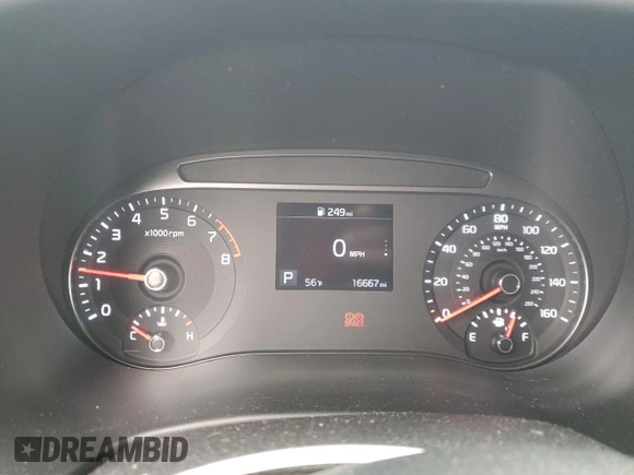 2020 Kia Soul LX with VIN KNDJ23AU5L7046940, listed as a Copart auction lot 50533775 with 16,667 mi miles and Salvage Title. Bid and sale history available at carsss.com. Image 9.