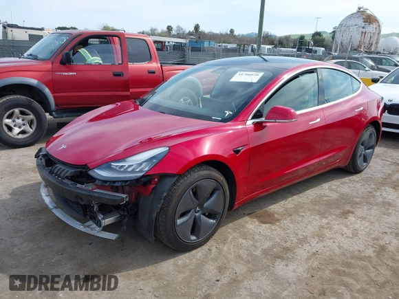 2020 Tesla Model 3 Long Range with VIN 5YJ3E1EB6LF649824, listed as a IAAI auction lot 41766020 with 71,230 mi miles. Bid and sale history available at carsss.com. Image 20.