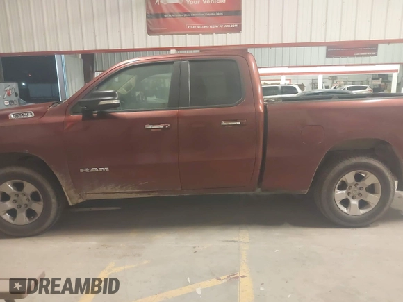 2020 Ram 1500 Big Horn with VIN 1C6RREBT0LN139156, listed as a IAAI auction lot 41355756 with 180,346 mi miles. Bid and sale history available at carsss.com. Image 14.