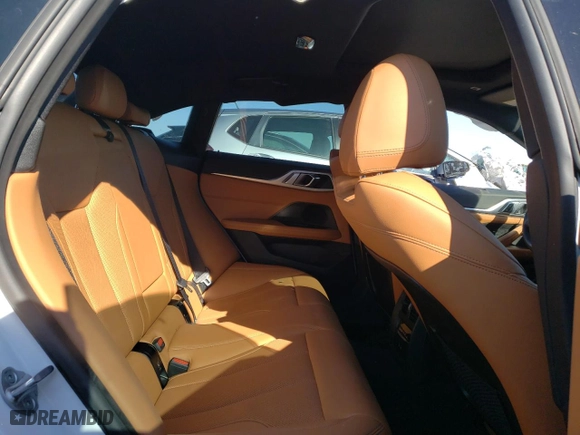 2022 BMW i4 eDrive40 with VIN WBY73AW02NFN02790, listed as a Copart auction lot 73318783 with 20,420 mi miles. Bid and sale history available at carsss.com. Image 10.