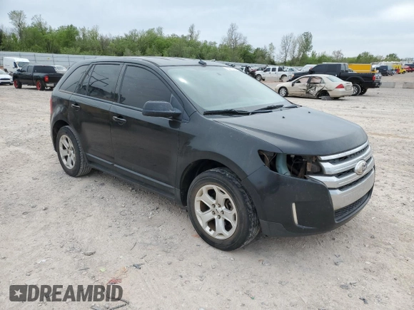 2013 Ford Edge SEL with VIN 2FMDK3J96DBA32879, listed as a Copart auction lot 52179735 with 236,359 mi miles and Salvage Title. Bid and sale history available at carsss.com. Image 4.