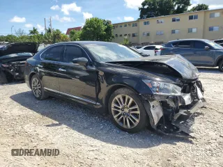 2017 Lexus LS with VIN JTHBL5EF8H5144659, listed as a Copart auction lot 72804694 with 88,751 mi miles and Salvage Title. Bid and sale history available at carsss.com. Image 4.