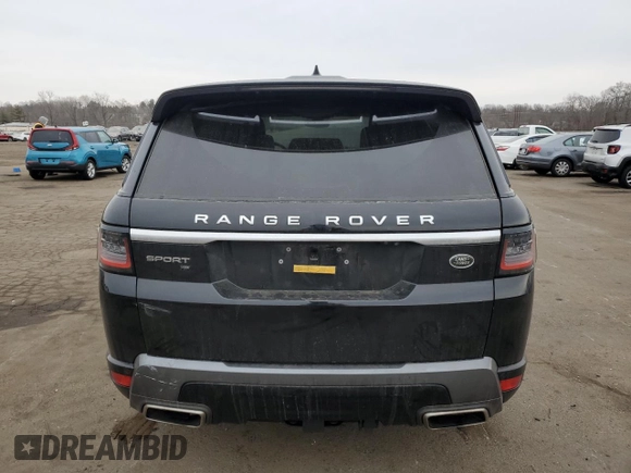 2020 Land Rover Range Rover Sport HSE with VIN SALWR2SU6LA717974, listed as a Copart auction lot 87954915 with 55,044 mi miles and Salvage Title. Bid and sale history available at carsss.com. Image 6.