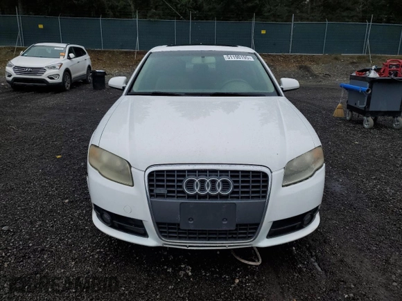 2008 Audi A4 2.0T with VIN WAUAF78E28A140405, listed as a Copart auction lot 51190195 with 169,585 mi miles and Clean title. Bid and sale history available at DreamBid. Image 5.
