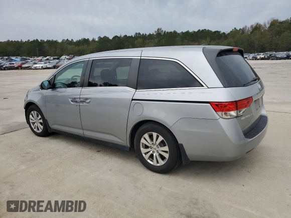 2016 Honda Odyssey EX-L with VIN 5FNRL5H66GB136181, listed as a Copart auction lot 81350074 with 103,175 mi miles and Salvage Title. Bid and sale history available at DreamBid. Image 2.