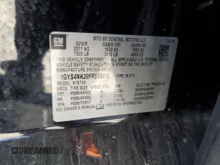 2015 Cadillac Escalade Premium z VIN 1GYS4NKJ9FR518610, wystawiony jako Copart lot #52029305 z przebiegiem 195 497 mil mil oraz Szkoda całkowita • Salvage title. Historia ofert i sprzedaży dostępna na DreamBid. Obrazek 14.