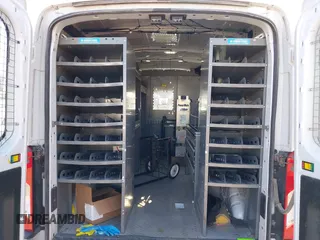 2018 Ford Transit with VIN 1FTBW2CM3JKA27829, listed as a IAAI auction lot 41989093 with 148,187 mi miles. Bid and sale history available at carsss.com. Image 17.