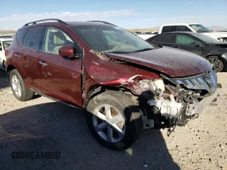 2009 Nissan Murano LE with VIN JN8AZ18W09W106567, listed as a Copart auction lot 73054083 with 0 mi miles and Salvage Title. Bid and sale history available at carsss.com. Image 4.