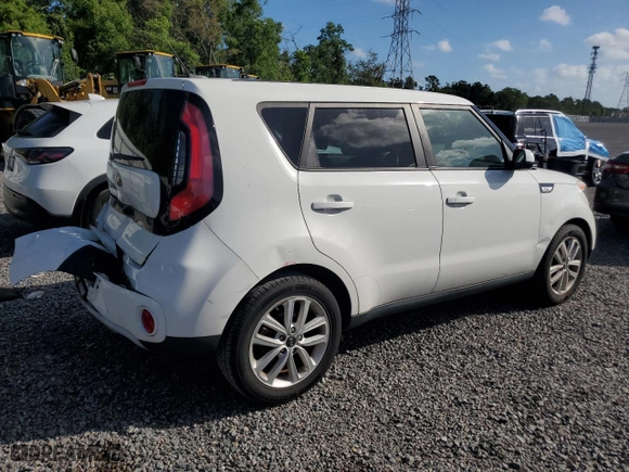 2019 Kia Soul + with VIN KNDJP3A54K7677459, listed as a Copart auction lot 51843375 with 50,312 mi miles and Non Repairable. Bid and sale history available at carsss.com. Image 3.