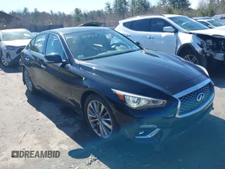 2023 Infiniti Q50 Luxe z VIN JN1EV7BR7PM541712, wystawiony jako IAAI lot #41942433 z przebiegiem 8 512 mil mil oraz . Historia ofert i sprzedaży dostępna na DreamBid. Obrazek 13.