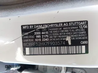 2007 Mercedes-Benz C 230 Sport z VIN WDBRF52HX7F903574, wystawiony jako IAAI lot #42350529 z przebiegiem 230 516 mil mil oraz . Historia ofert i sprzedaży dostępna na DreamBid. Obrazek 9.