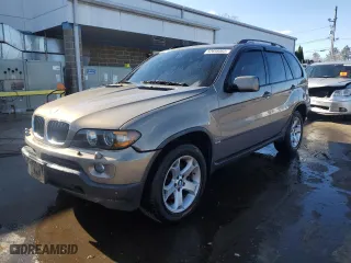 2006 BMW X5 3.0i with VIN 5UXFA13576LY44904, listed as a Copart auction lot 52698065 with 233,330 mi miles and Salvage Title. Bid and sale history available at carsss.com. Image 1.